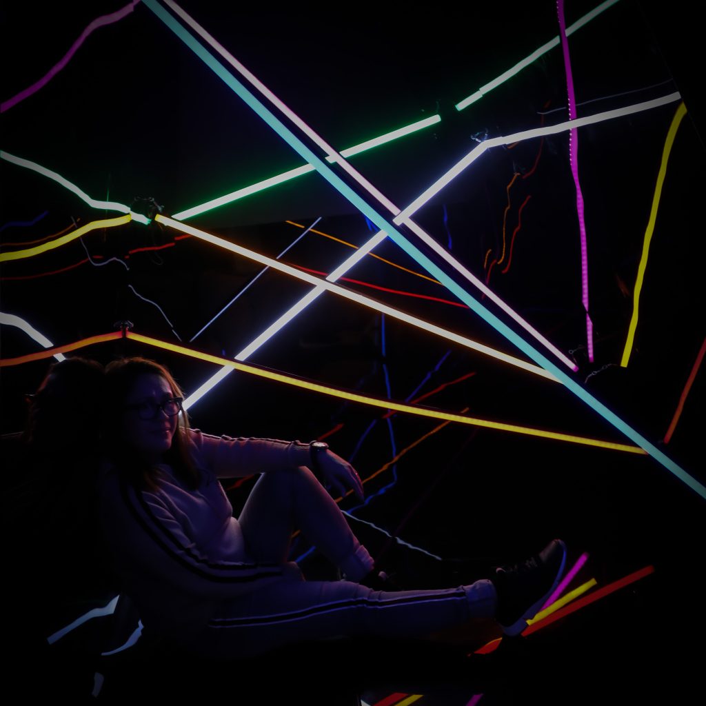high-angle-view-illuminated-lights